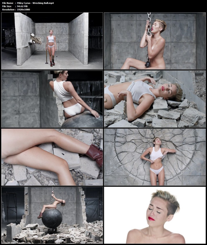 Miley Cyrus - Wrecking Ball.mp4