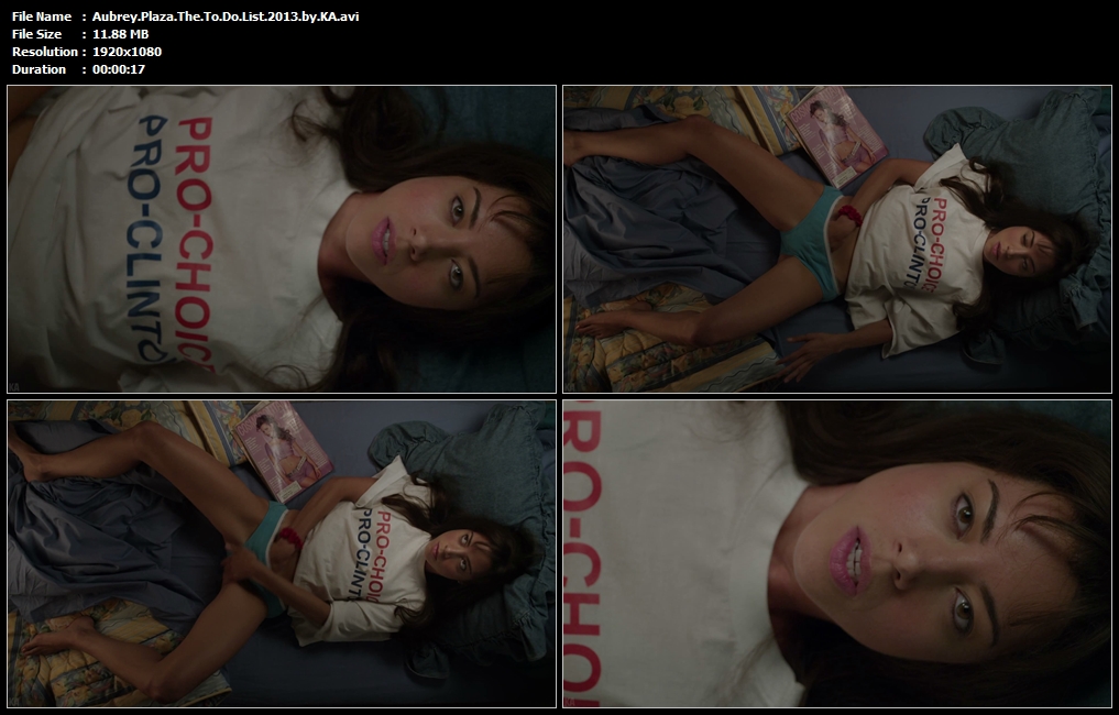 Aubrey.Plaza.The.To.Do.List.2013.by.KA.avi