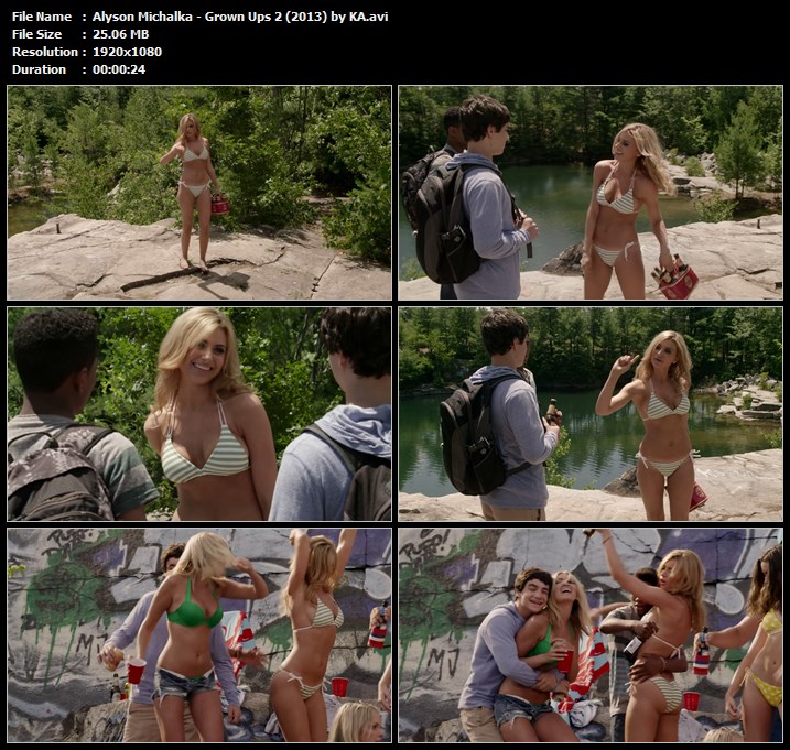 Aly Michalka in "Grown Ups 2" (2013) BR 1080P 